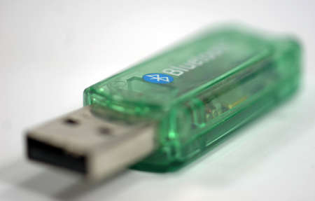 Close up USB wirelessの写真素材