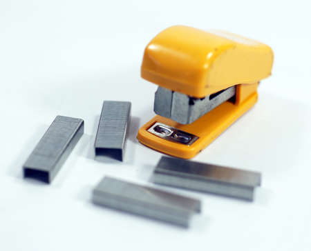 Stapler with staplesの写真素材