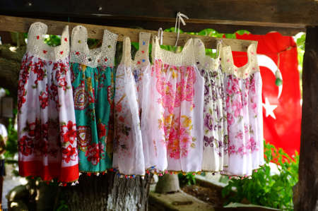 Handmade traditional dressesの写真素材