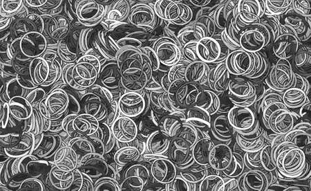Abstract background with ringsの写真素材