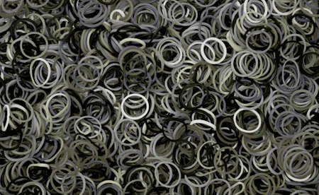 Abstract background with ringsの写真素材