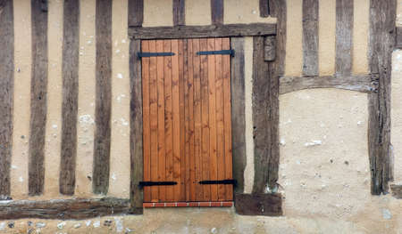 Old window with shuttersの写真素材