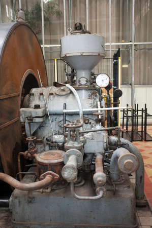 Old electricity power plant in Gent, Belgiumの写真素材