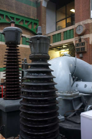 Old electricity power plant in Gent, Belgiumの写真素材