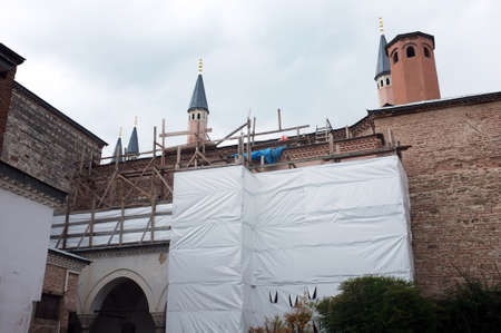 Renovation of part of historic Topkapi Palaceのeditorial素材