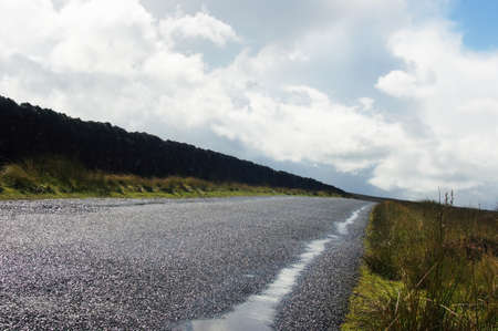 Rural country road in Yorkshireの写真素材