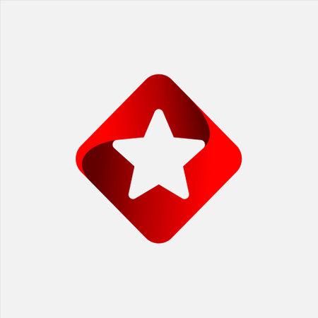 Square Star Logoのイラスト素材