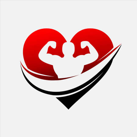 Love Fitness vectorのイラスト素材