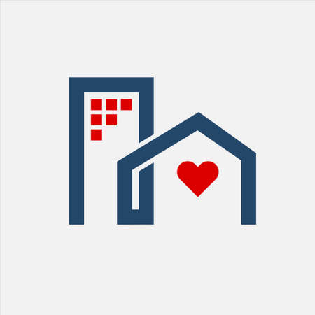 Love Building vectorのイラスト素材