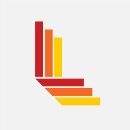 Letter L Graphのイラスト素材