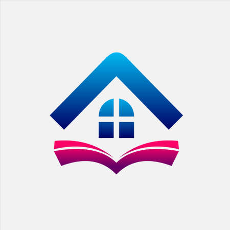 Home Library Logoのイラスト素材