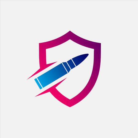 Bullet Shield Logoのイラスト素材