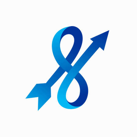Arrow form a number eight