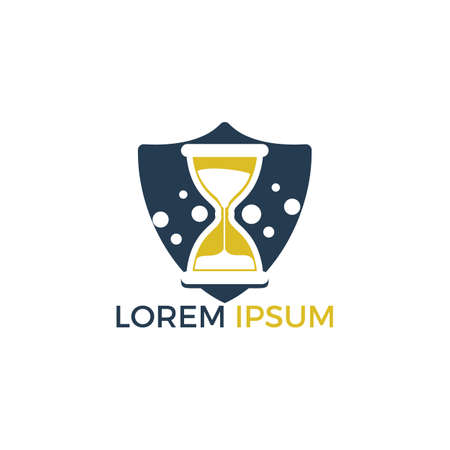 Hourglass icon design. Sand glass concept simple icon vector design.のイラスト素材