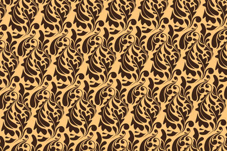 A vector illustration of a wallpaper patternのイラスト素材