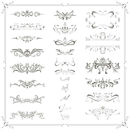 illustration of calligraphic designのイラスト素材