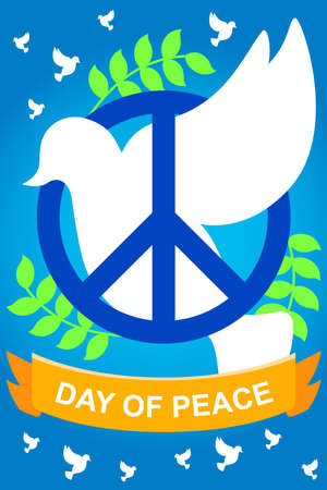 A vector illustration of Peace Conceptのイラスト素材