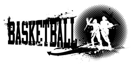 A vector illustration of Basketball Woman Bannerのイラスト素材