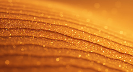 golden abstract background with bokeh defocused lights and shadowの素材