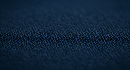 Close-up of textured fabric background. Blue color. Abstract backgroundの素材