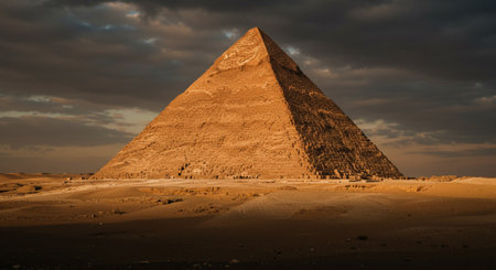 Pyramid of Khafre in Giza, Cairo, Egyptの素材