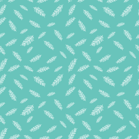 Hand drawn seamless pattern with feather. Perfect for background, poster, postcard, packing.のイラスト素材