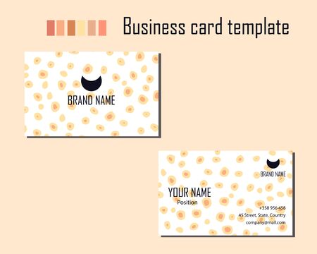 Template of modern business card.のイラスト素材