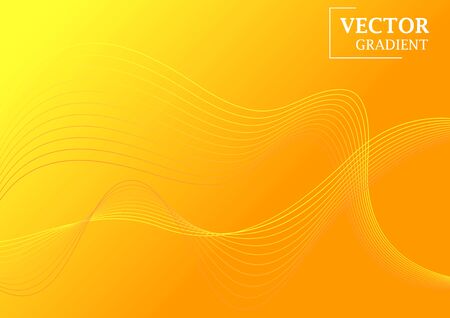 Abstract background with gradient texture, geometric pattern with lines. Golden gradient.   Art for business brochure,  cover design. のイラスト素材