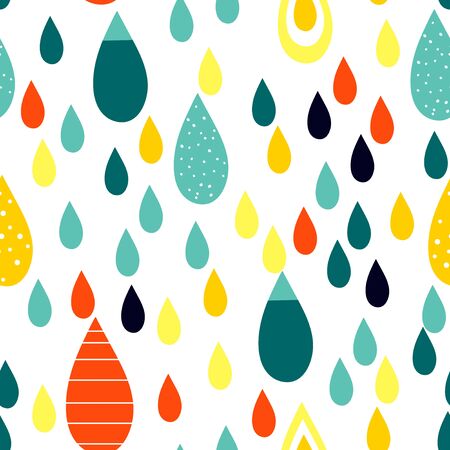 Trendy seamless pattern with graphic abstract geometric shapes.のイラスト素材