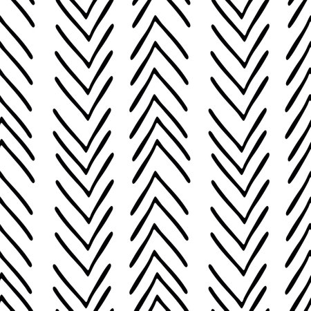 African seamless pattern with infinitival symbols. Ethnic wallpaper for cover design.のイラスト素材