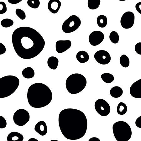 Trendy seamless pattern with graphic abstract geometric shapes. Avant-garde puzzle style. Geometric wallpaper for cover design.のイラスト素材