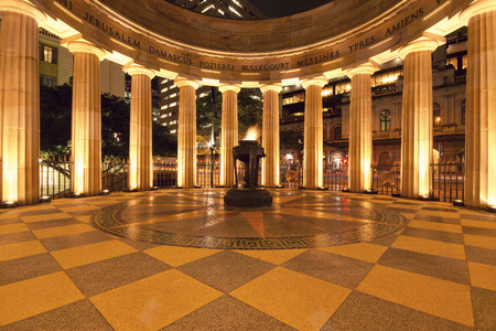 Brisbane, Australia - May 23, 2014  Anzac Square in Brisbane Cityのeditorial素材