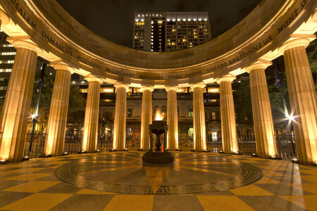 Brisbane, Australia - May 23, 2014  Anzac Square in Brisbane Cityのeditorial素材