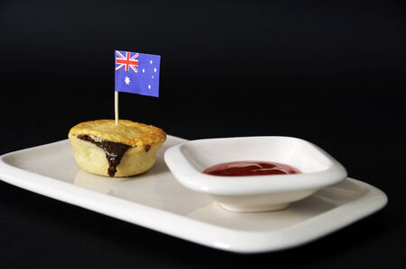Australia Day meat pieの写真素材
