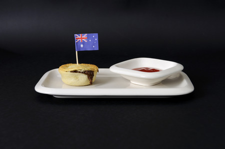 Australia Day meat pieの写真素材