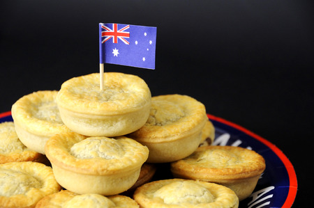 Australia Day meat pieの写真素材