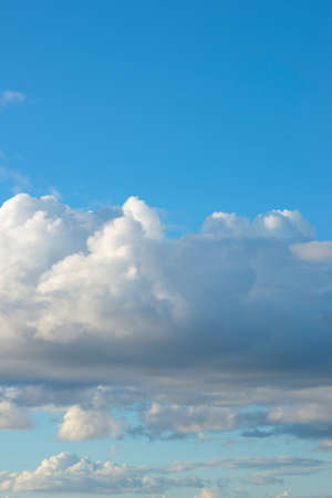 White clouds and blue sky in the afternoon in Brisbane, QLD.の写真素材