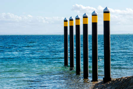 Boat ramp during the day at North Stradbroke Island.