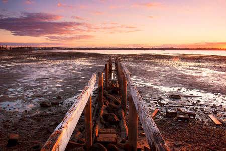 Cleveland pier in the late afternoon. Brisbane, Queensland, Australia.