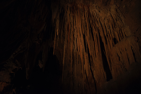 Inside King Soloman cave in Mole Creek, Tasmania.の写真素材
