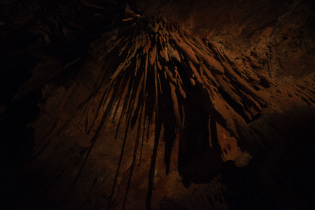 Inside King Soloman cave in Mole Creek, Tasmania.