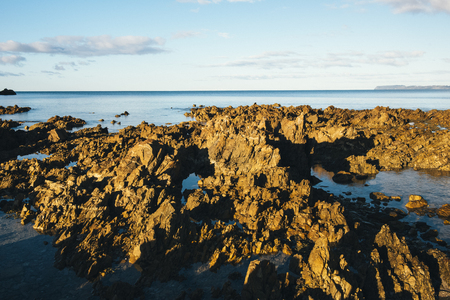 Beautiful beach view of Rocky Cape in Tasmania, Australia.の写真素材