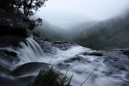 Morans Falls, Tamborine mountains located in the South East region of Queensland.の写真素材
