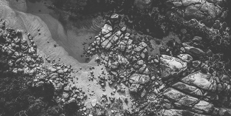 Bay Of Fires, Binalong Bay during the day in Tasmania.の写真素材