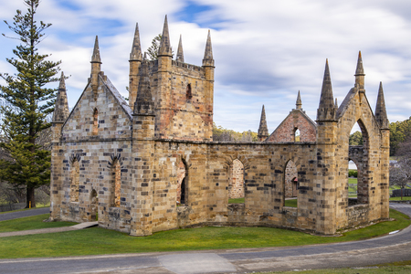 Port Arthur historical site in Port Arthur, Tasmania, Australia during the daytime.の写真素材