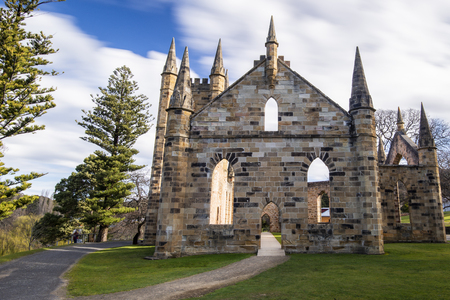 Port Arthur historical site in Port Arthur, Tasmania, Australia during the daytime.の写真素材
