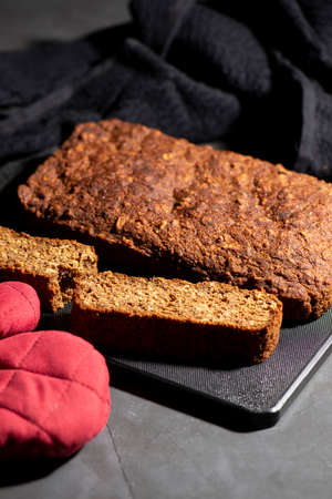 Teff Marathon Bread which is Gluten Free and Vegan Friendly. Some of the key ingredients include ...