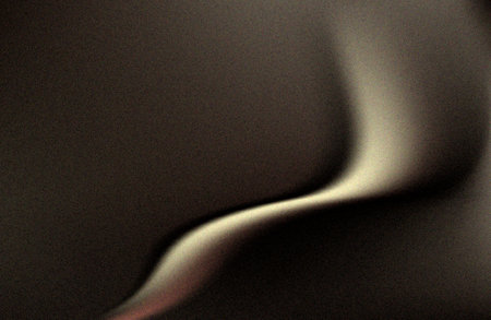 abstract background with smooth lines and waves in black and white colorsの写真素材