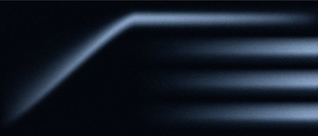 Dark blue abstract background with some smooth lines in it (3d render)の写真素材