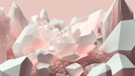 Vector quartz crystal Abstract Polygonal Geometric Background. vector illustration.
